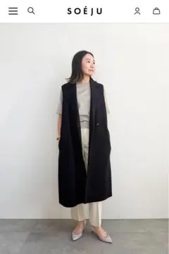 ☆美品☆ SOÉJU ソージュ ブラウン ボアベスト 東京・大阪の人気