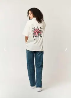 ローリングパンダズ ハイビスカス リネンタッチオープンカラーシャツのサムネイル