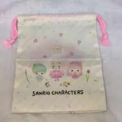 サンリオキャラクターズ　キキララ シナモロールマロンクリーム巾着 ポーチサンリオ