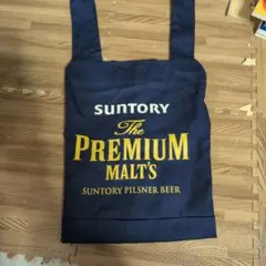 Suntory The Premium Malt's エプロン ネイビー