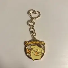 サンリオ　ガチャガチャ　キラキラ透明メタルチャーム ポムポムプリン　ガチャポン