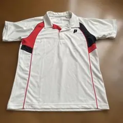 Prince テニスゲームシャツ　ホワイト