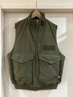 HINSON ミリタリージャケット M オリーブグリーン　ベスト　ma-1