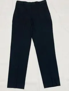 【美品】PLST スティックパンツ リネンブレンド 丈長め 黒 L