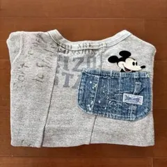 DENIM DUNGAREE ミッキーマウス トレーナー 110cm