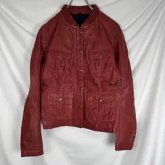 TOMORROWLAND 羊革 襟着脱 レザージャケット 38