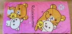 《未使用》リラックマ タオル ピンク　コリラックマ　キイロイトリ