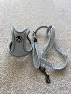 SSOOOK ハーネス　Mサイズ ＆ リード ライトブルー