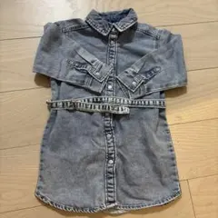 デニムワンピース2-3y