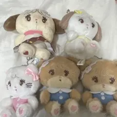 mikko キャラクターズ ぬいぐるみ ムース ラテ スフレ