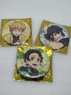 鬼滅の刃　全集中展　缶バッジ　竈門炭治郎　我妻善逸　嘴平伊之助