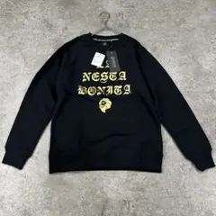 【ダク付き】　NESTA ネスタブランド　スウェット　M ブラック　トレーナーのサムネイル