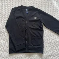 黒のVネックカーディガン 130サイズ