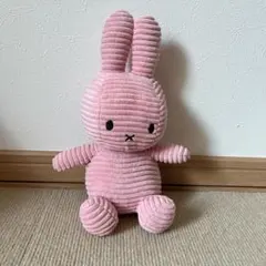 ミッフィー コーデュロイ ぬいぐるみ ピンク 23cm miffy