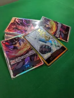 ワンピース　 金ドン スモーカー(白かけあり)1枚とサボSR2枚とSR15枚