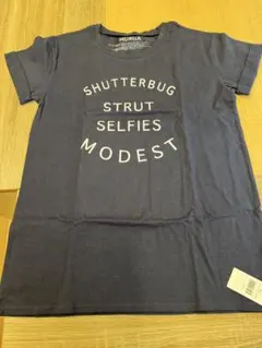 新品　タグ付き　MURUA ムルーア　半袖　Tシャツ　ネイビーのサムネイル
