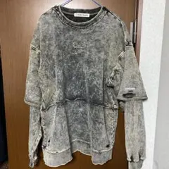 美品】PRANK PROJECT タイダイ風グレー スウェット FREEサイズ - メルカリ