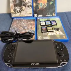 PS VITA PCH-1100 本体　Usb充電器　8メモリー　ソフト９本