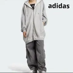 adidas ADILENIUM ウォッシュオーバーサイズフルジップパーカー adidas】ADILENIUM シーズン 2 ウォッシュド パーカー (adidas