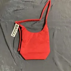 BAGGU 赤 ショルダーバッグ 角型のサムネイル