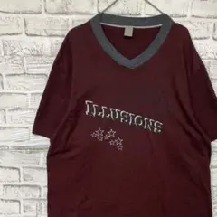 USA製90sヴィンテージTシャツ！シングルステッチブラウン古着L 0602