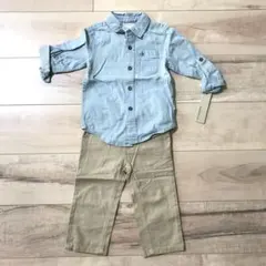 CK カルバンクライン キッズ ベビー 2歳 3歳シャツ パンツ セット