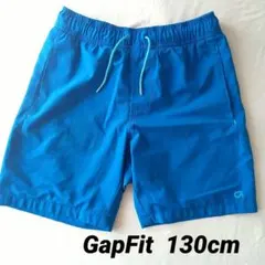青色ハーフパンツ ウエスト紐付き GapFit