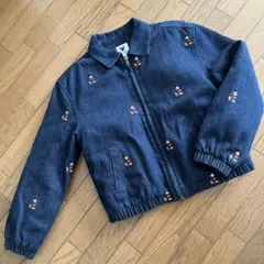 Gap＆ミッキーマウスコラボ♡限定♡デニム中綿ジャケット♡伊勢丹ディズニー催購入