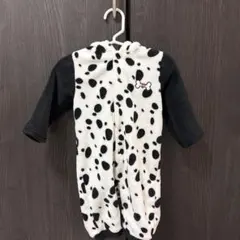 ダルメシアン柄 フリース ツーウェイ・ドレスオール