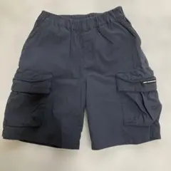 ☆美品☆CAMP7 ネイビー半ズボン カーゴポケット付き