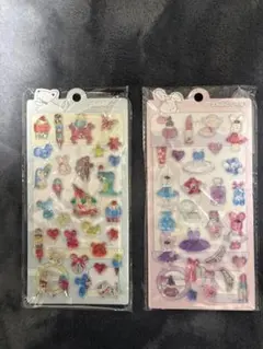 BEBE スラぷくシール２枚セット（正規品）　立体シール