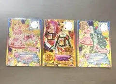 アイカツカード アイカツスターズ 3点 まとめ売り プレミアムレア 星のツバサ
