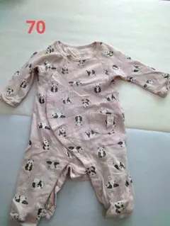 アプレレクール　ワッフルロンパース