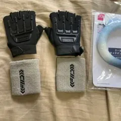 子供用スポーツグローブ・リストバンドのセット　プラスおまけ