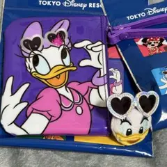 ディズニー ポーチ リング ミッキーマウスと仲間たち サングラス デイジー