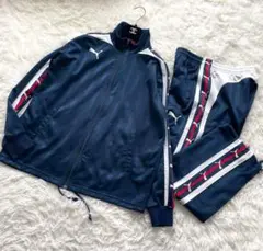 希少　PUMA 刺繍　ジャージ　上下　セットアップ