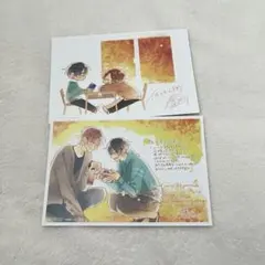 佐々木と宮野　イラストカード