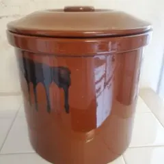 常滑焼　久松窯きゅうまつがま　美しい陶器製！保存容器　3号サイズのサムネイル
