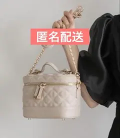 RANDA キルティング2WAYバニティバッグ クリームのサムネイル