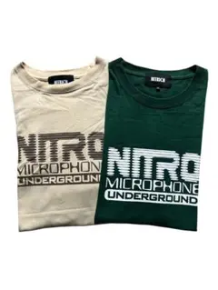 NITRO MICROPHONE UNDERGROUND Tシャツ XL セットのサムネイル