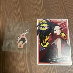 ヒロアカ　僕のヒーローアカデミア　八百万百 ヒーローズチップカード、キーホルダー