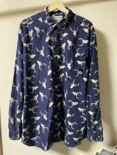 コロンビア columbia シャツ　カリブー　柄