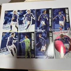 サッカー日本代表カード チップス　8枚セット