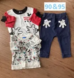 ミッキーズボン＆トレーナー3点セット