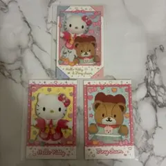 サンリオキャラクターズ　キャラポトレ2 ハローキティ　タイニーチャム　３枚セット