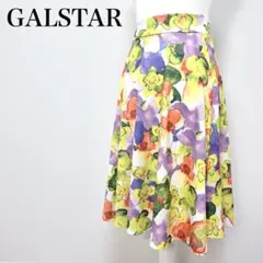 ▽ GALSTAR スカート ロング フレア 花柄 総柄 Mのサムネイル