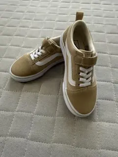 Vans ベージュ スニーカー ベルクロ付き