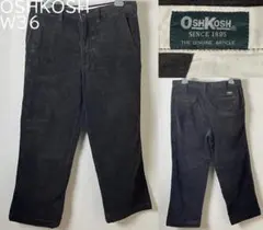 並品★OSHKOSH オシュコシュ 太畝 コーディロイ チノ パンツ W36 茶