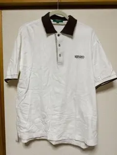 KENZO GOLF ポロシャツ ホワイト ブラウンのサムネイル