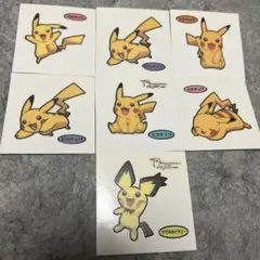 ポケモンデコキャラシール ピチュー ピカチュウ ライチュウ - メルカリ